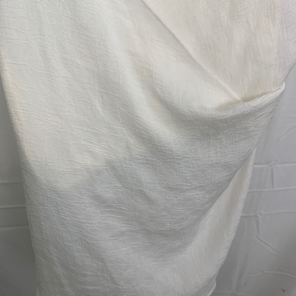 NWT HELMUT LANG White C04HC602 Sleeveless Flowy Lined Drape Dress NWT - Picture 14 of 16